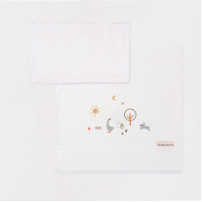 Juego de sabanas cuna de punto Granja de BimbiChic